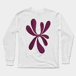 abstract lily Long Sleeve T-Shirt